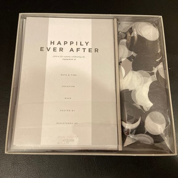 ⭐4 FOR $20⭐ Happily Ever After Engagement Party Invite Pack - NWT - Picture 1 of 3